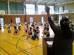 浜松市立都田中学校にてマナー講座を行いました